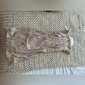 Hello Molly Dress: Champagne Gold